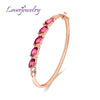 New! Natural Marquise Tourmaline Bracelet In 18Kt Rose Gold Marquise cut 4x8mm Good Gemstone for Anniversary Jewelry NA0036