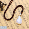 New Natural stone necklace Pendant Hand Natural Moonstone Fine Jewelry Opal crystal Natural Crystal Pendant Pink Stone Pendant