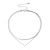 Necklace Jewelry Choker Necklace Statement Necklace Metal Twist Piece Multilayer Gothic Necklace Women