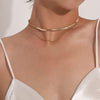 Necklace Jewelry Choker Necklace Statement Necklace Metal Twist Piece Multilayer Gothic Necklace Women