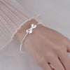Original 925 sterling silver Cute romantic bow Bangles for women bracelets party wedding accessories jewelry gifts