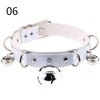 PU Leather Multilayer Bells Choker Necklace Women Chocker Necklaces Statement Jewelry Wedding Bride Necklace Jewelry Gift