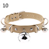 PU Leather Multilayer Bells Choker Necklace Women Chocker Necklaces Statement Jewelry Wedding Bride Necklace Jewelry Gift