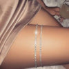 Personality Woman Body Chain Rhinestone Chain Sexy Thigh Chain for Woman Party Jewelry European Accessories