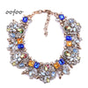 Personality Necklace Women's Time Jewelry Full of Diamonds Exaggerated  Women's Jewelry Clothing Accessories Choker