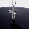 Personality Religious Christian Pendant Necklace for Men Crown of Thorns Jesus Cross Necklace Pendant Accessories Jewelry