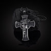 Personality Religious Christian Pendant Necklace for Men Crown of Thorns Jesus Cross Necklace Pendant Accessories Jewelry