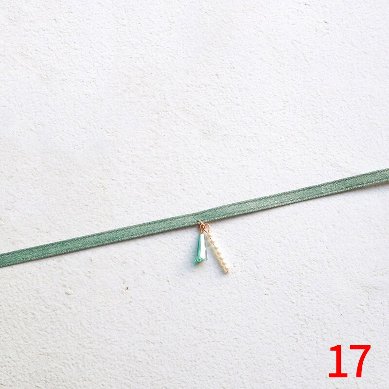 Pink Color Peach Heart Flowers Lolita Pendant Choker Short Clavicle Necklaces Sweet Jewelry Accessories For Girl