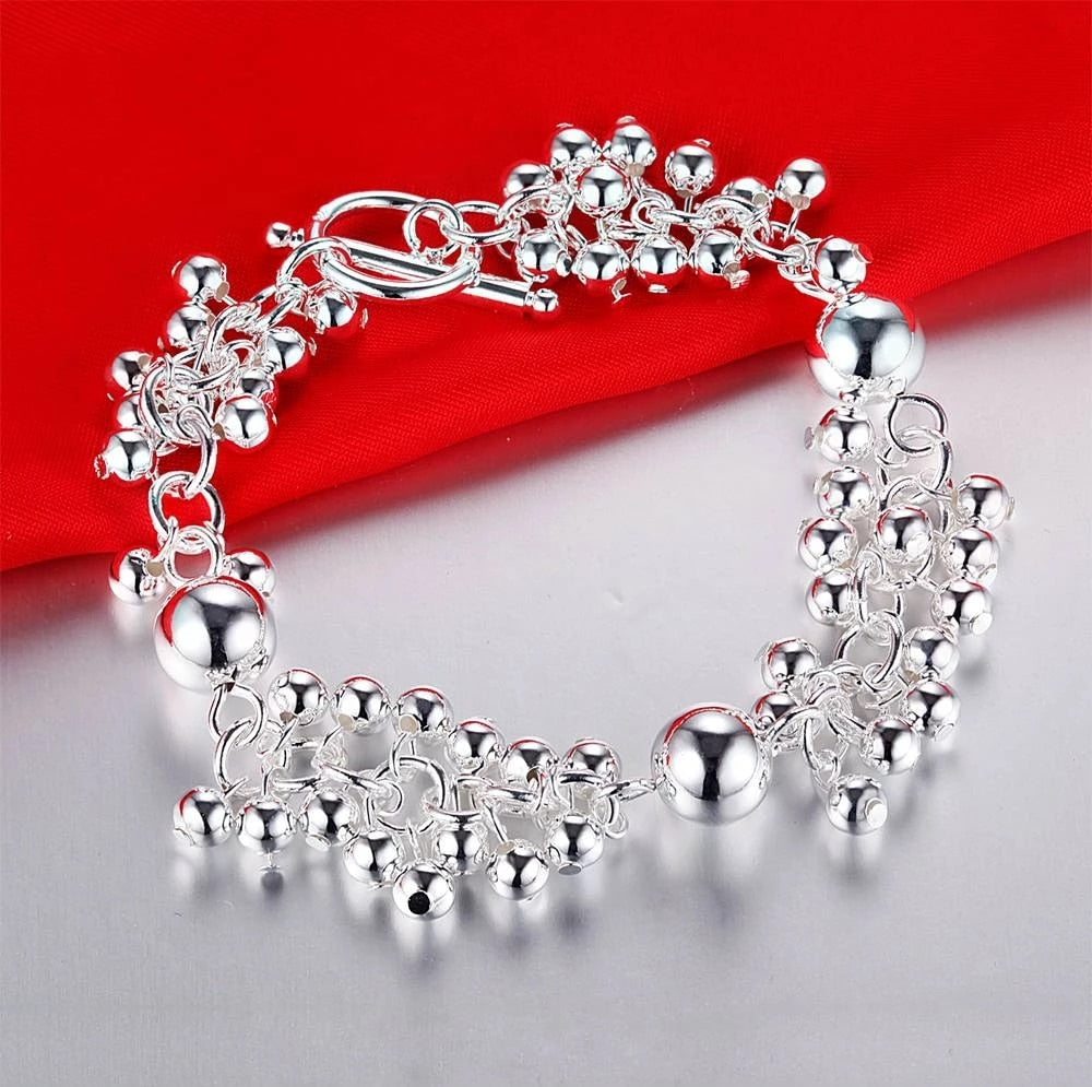Popular brands 925 sterling silver classic Beads Bracelets for women party Wedding accessories Jewelry Holiday gifts