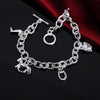 Pretty 925 sterling silver Pretty horse Bracelet for woman man fine Wedding party Gifts  designer jewelry