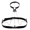 Pu Leather Harness Belt Bondage Cage Gothic Chain Body Necklace Chain Women Punk Necklaces Festival Jewelry chain necklace