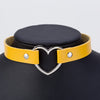 Punk Love Heart Leather Women Choker Necklaces Women Jewelry