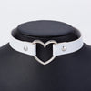 Punk Love Heart Leather Women Choker Necklaces Women Jewelry