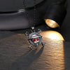 Punk Personality Sweater Chain Bat Pumpkin Head Ghost Halloween Costume Accessories Long Necklace For Women Cosplay  Jewelry