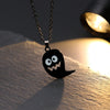 Punk Personality Sweater Chain Bat Pumpkin Head Ghost Halloween Costume Accessories Long Necklace For Women Cosplay  Jewelry
