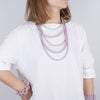 Purple Rubber Choker Necklaces Ethnic Statement Necklace For Female Clothes Neck Chain 2021 Trendy Jewellery Accessories