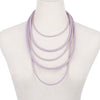 Purple Rubber Choker Necklaces Ethnic Statement Necklace For Female Clothes Neck Chain 2021 Trendy Jewellery Accessories