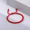 Red Rope Lucky Weave Bracelet Women Men Hand-knitted Stretch Charm Tibetan Braided Bracelets Friendship Bangles  Gifts