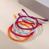 Red Rope Lucky Weave Bracelet Women Men Hand-knitted Stretch Charm Tibetan Braided Bracelets Friendship Bangles  Gifts