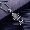 Retro Chair Shape Pendant Necklace Men's Women's Necklace Metal Sliding Chair Pendant Accessories Party Jewelry