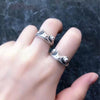 Retro Cute Anime Frog Women's Ring Metal Opening Adjustable Animal Ring Accessories Party Jewelry Gifts For Girls