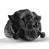 Retro Double Axe Warrior Pattern Ring Men's Ring Metal Black Ring Viking Jewelry Accessories Party Gift