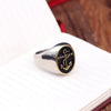 Retro Viking Anchor Pattern Ring Men's Ring Vintage Metal Ring Accessories Party Jewelry