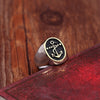 Retro Viking Anchor Pattern Ring Men's Ring Vintage Metal Ring Accessories Party Jewelry