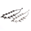 Rivets Chokers Punk Goth Handmade CCB Material Choker Necklace  Spike Rivet Necklace Rock Gothic Chokers