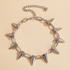 Rivets Chokers Punk Goth Handmade Choker Necklace Spike Rivet Necklace Rock Gothic Chokers