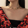 Rivets Chokers Punk Goth Handmade Choker Necklace Spike Rivet Necklace Rock Gothic Chokers