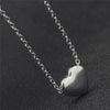 Rose Gold Heart Choker Necklace Women Jewelry Stainless Steel Necklaces Female Chain Pendant Necklaces Femme Choker Necklace