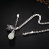 New S925 pure silver hetian jade white jade inl magnolia contracted bracelet   high-grade joker woman model