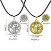 Saint St Benedict Of Nursia Patron Against Evil Necklace Trendy Catholic St. Benedict Medallion Unisex Jewelry Gifts