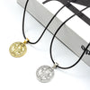 Saint St Benedict Of Nursia Patron Against Evil Necklace Trendy Catholic St. Benedict Medallion Unisex Jewelry Gifts