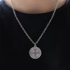 Saint St Benedict Of Nursia Patron Against Evil Necklace Trendy Catholic St. Benedict Medallion Unisex Jewelry Gifts