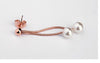New Sale Hot Brand Rose Gold Color Stud Earrings for Women Enviromental Anti Allergies #RG86427