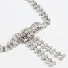 Shiny Rhinestone Bowknot Circle Chain women's Sexy Necklace Necklace Statement Necklace Accessory Choker