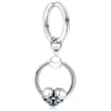 Silver Color Charm Keychain With Dog Bone Bear Pendant Car Keyrings For Women Men Bag Accessories Jewelry Gift Special Offer