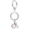 Silver Color Charm Keychain With Dog Bone Bear Pendant Car Keyrings For Women Men Bag Accessories Jewelry Gift Special Offer