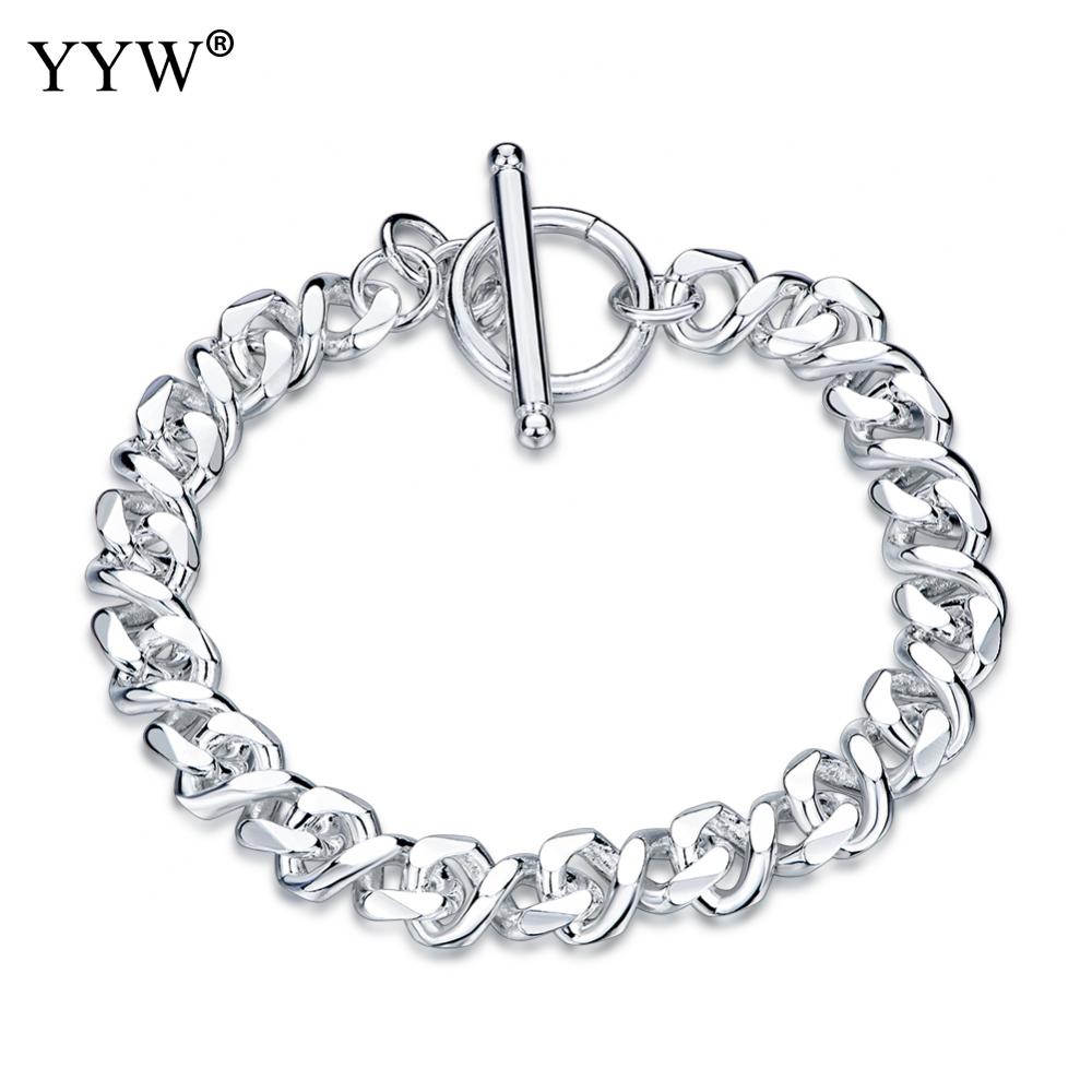New Silver Jewelry Bead Bracelet Pendant Bracelets For Women Fashion Plated Silver Bracelets Fine Jewelry
