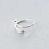 Simple Creative  Arrow 925 Sterling Silver Jewelry Not Allergic Popular Personality Women Love Opening Rings  SR575
