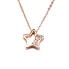 New Simple Lucky Star Choker Necklace Women Fashion Jewelry Rose Gold-color Necklaces & Pendants Cute Gifts For Girls