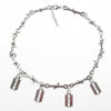 Small Wire Brambles Iron Unisex Choker Necklace Women Hip-hop Gothic Punk Blade Barbed Wire Little Thorns Chain Choker Gifts