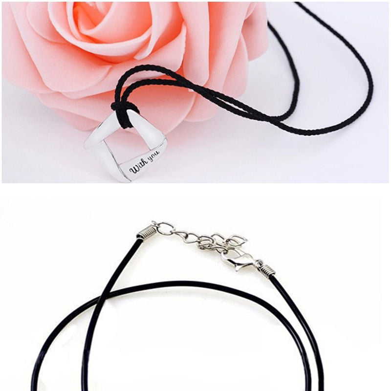 New Sophisticated Silver Couple With You Pendant Necklace fine Jewerly lovers 2 style
