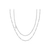 Star Chain Necklaces For Women Hiphop Rock Chokers Double Layer Sequins Clavicle Link Trend Personality Cool Girls Jewelry