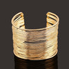 Statement Bangle &amp; Bracelet Gold Plating charm punk hip-hop bracelets shoulders for women