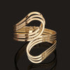 Statement Bangle &amp; Bracelet Gold Plating charm punk hip-hop bracelets shoulders for women