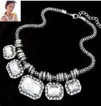 New Statement Choker Vintage Charms Collar Fashion Rhinestone Necklace Crystal Gem Necklaces&Pendants Women Fine Jewelry 450