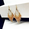 New Statement Crystal Beads Long Earrings For Women Bijoux Elegant Ethnic Jewelry Party Brincos Green Black Pink White all match